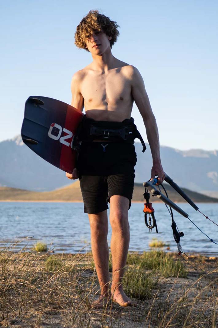 Jamie Overbeek kitesurf content creator