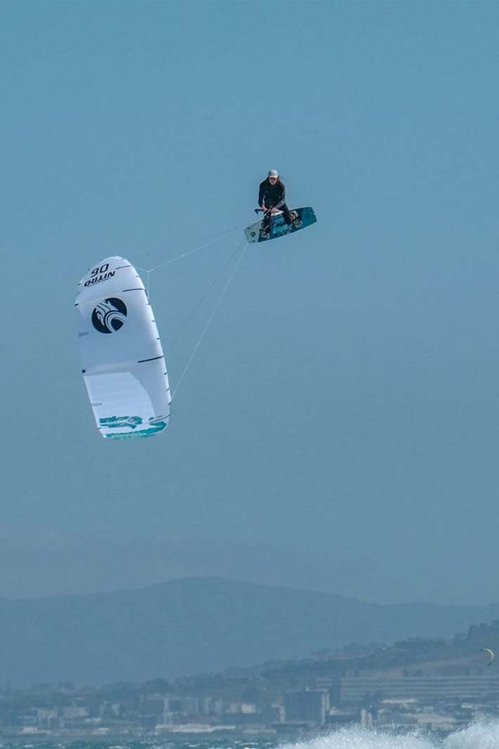 Camdyn Kellett kitesurf content creator